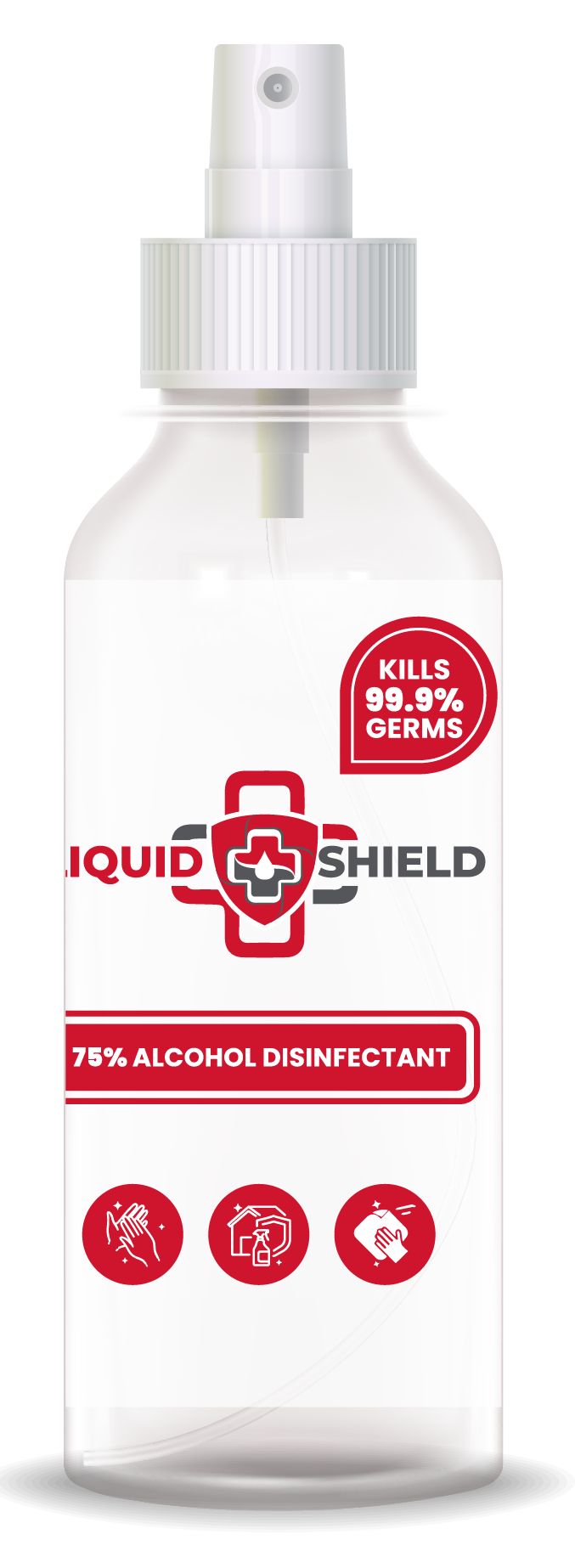 Liquid Shield Disinfectant Spray ( 75% Alcohol )