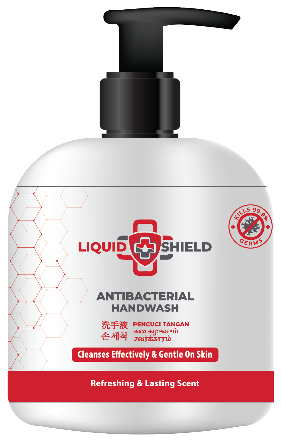Liquid Shield Antibacterial Handwash 500ml